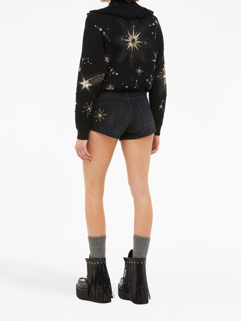 Affordable Women Wandering Star Alanui shorts The denim 0711